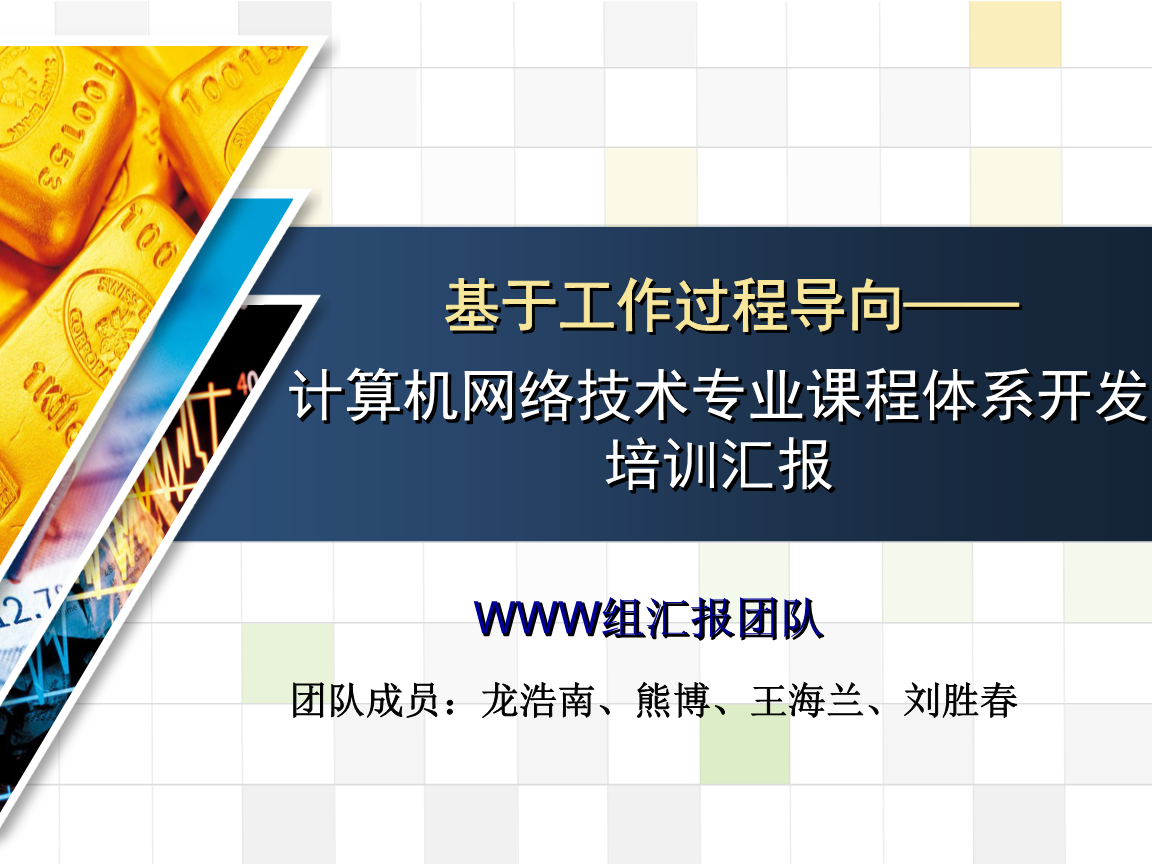 計算機(jī)網(wǎng)絡(luò)技術(shù)專業(yè)課程體系開發(fā)培訓(xùn)匯報